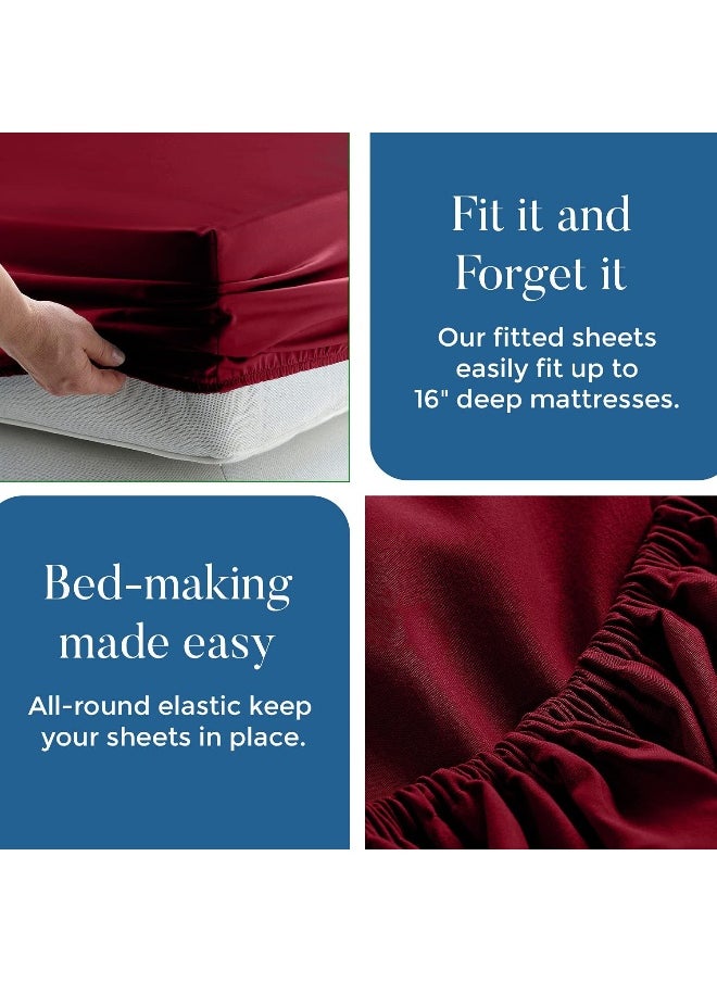 DAN RIVER California King Jersey Sheet Set