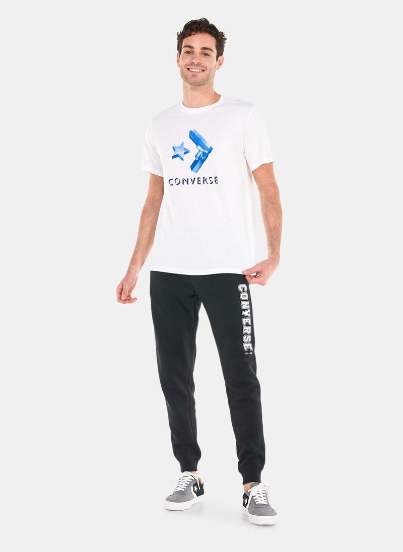 Embroidered Logo Joggers