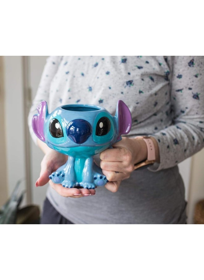 Disney Lilo & Stitch 3D Ceramic Coffee Mug | Holds 15 Ounces