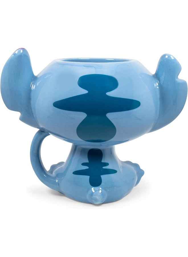 Disney Lilo & Stitch 3D Ceramic Coffee Mug | Holds 15 Ounces