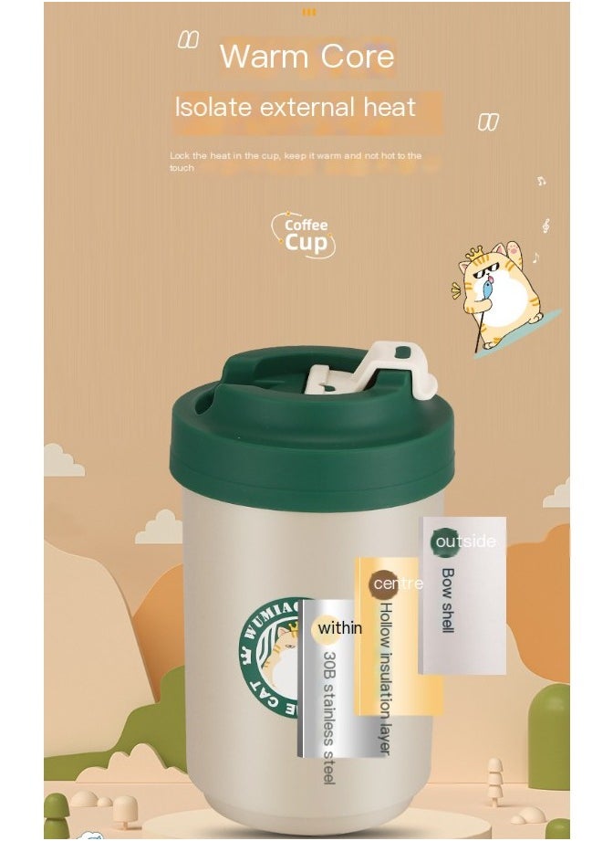 Outdoor 480ml Portable 304 Stainless Steel Car Coffee and Tea Mug