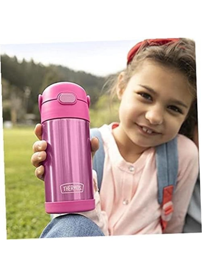 THERMOS FUNTAINER Stainless Steel Kids Blue Bottle 355ML