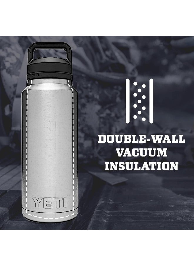 YETI Rambler 36 oz Bottle, Vacuum Insulated, Stainless Steel with Chug Cap, Alpine Yellow