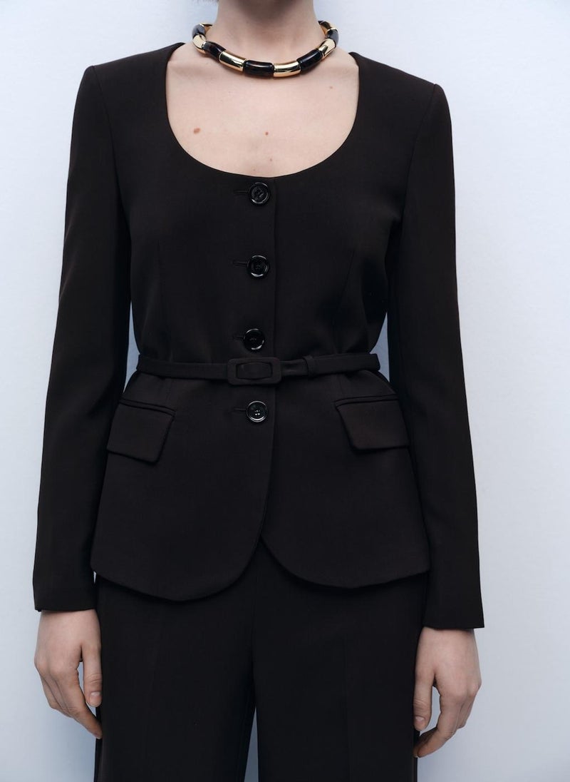 Essential Suit Belt Jacket
