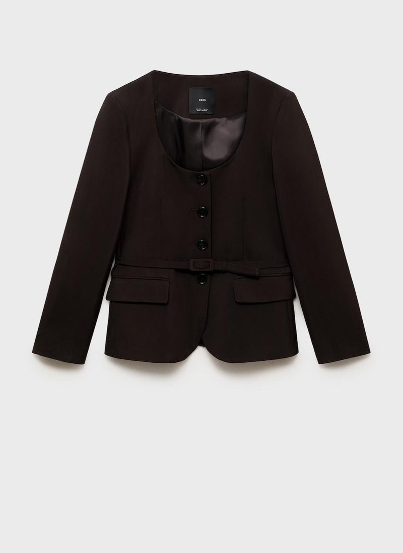 Essential Suit Belt Jacket