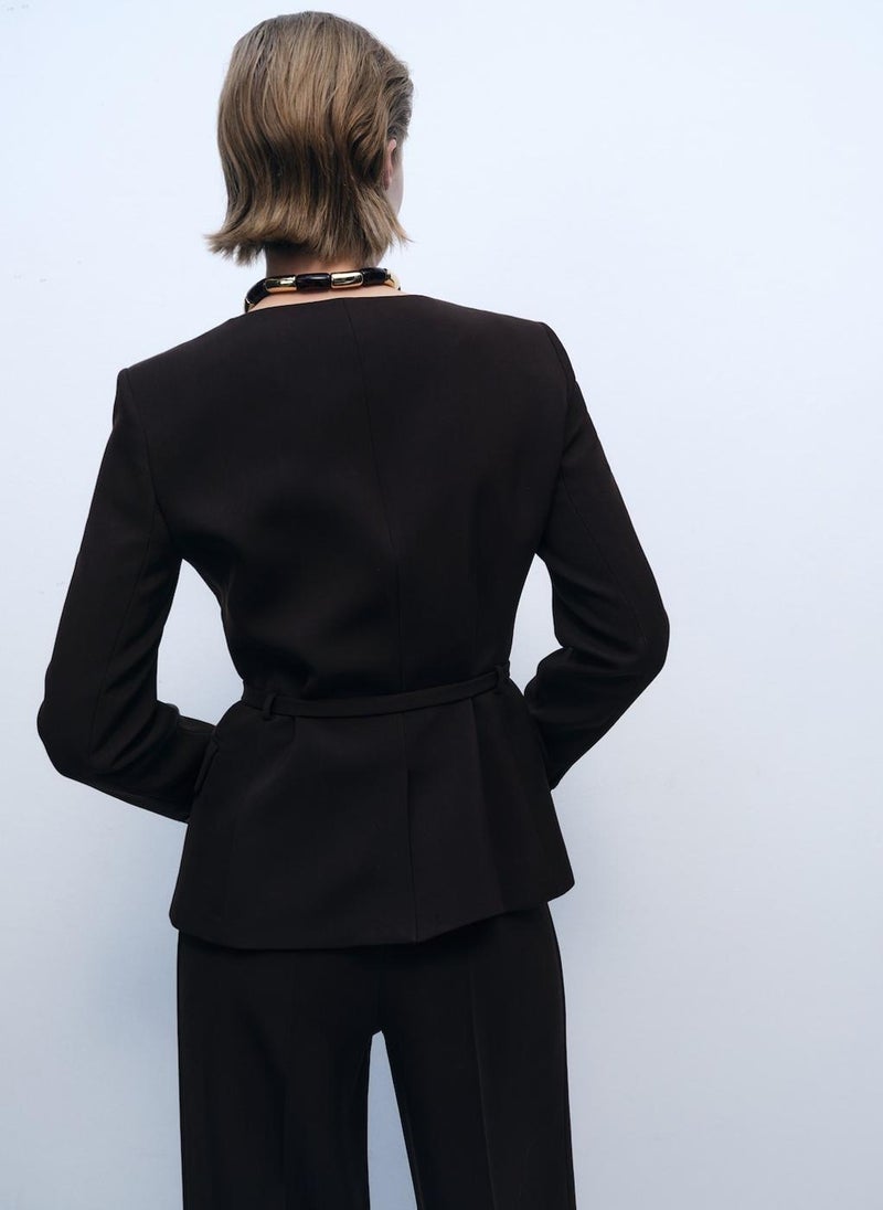 Essential Suit Belt Jacket