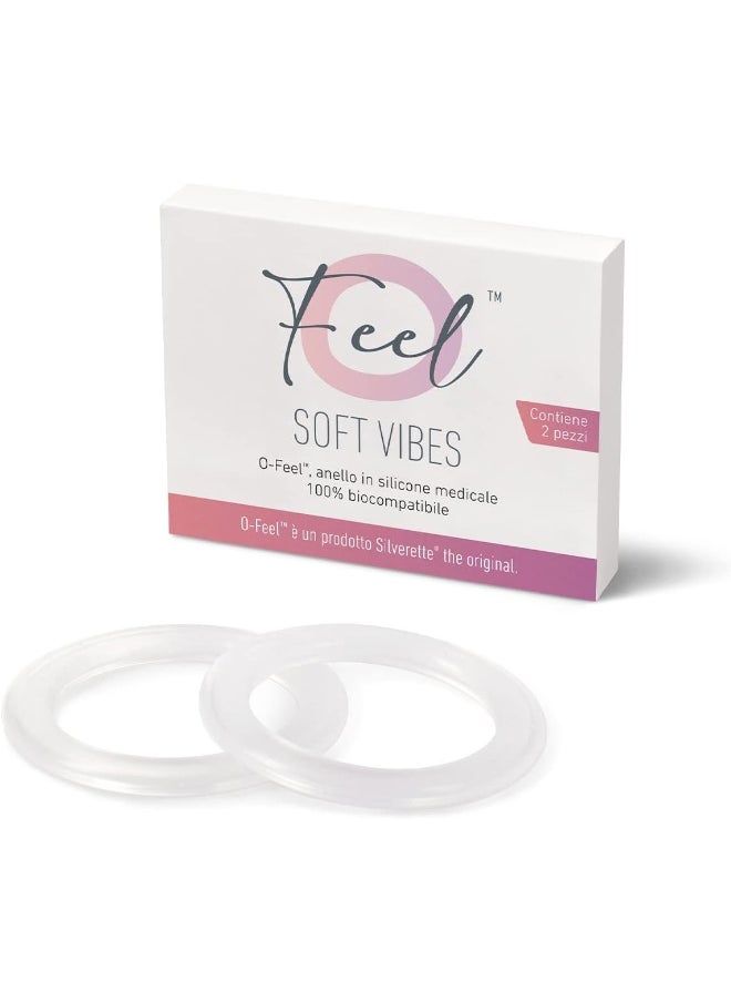 SILVERETTE XL The Original Silver Nursing Cups - Soothe and Protect Your Nursing Nipples - Made in Italy (XL + O-Feel)