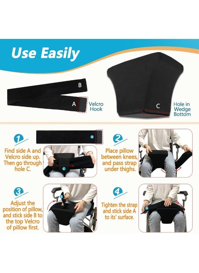 AOSSA Abduction Wedge Knee Separator Pillow for Hip Replacement Surgery
