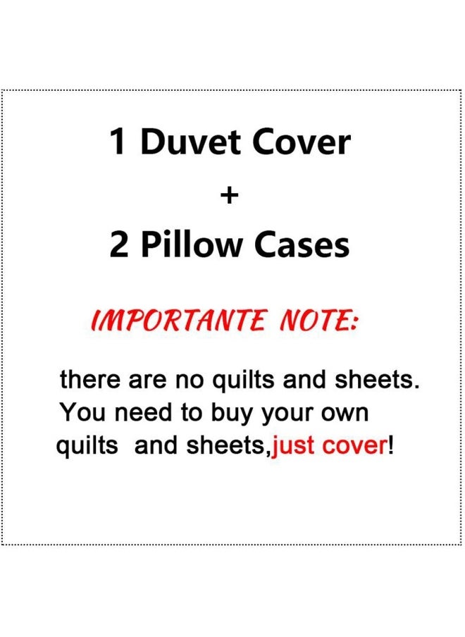AILONEN Skull Bedding Sets for Teen Boys, Skull Pattern Printed Duvet Cover Set, Skeleton Theme Bedding Set, Comforter Cover Full Size