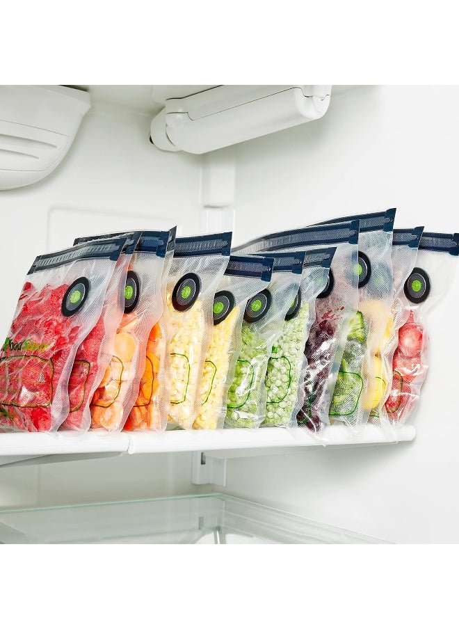 FoodSaver Reusable Quart Vacuum Zipper Bags, for Use with FoodSaver Handheld Vacuum Sealers, 10 Count