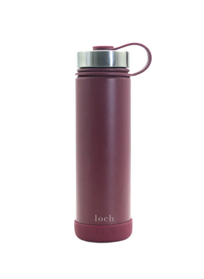 650 ml Maroon Red Monochrome Bottle