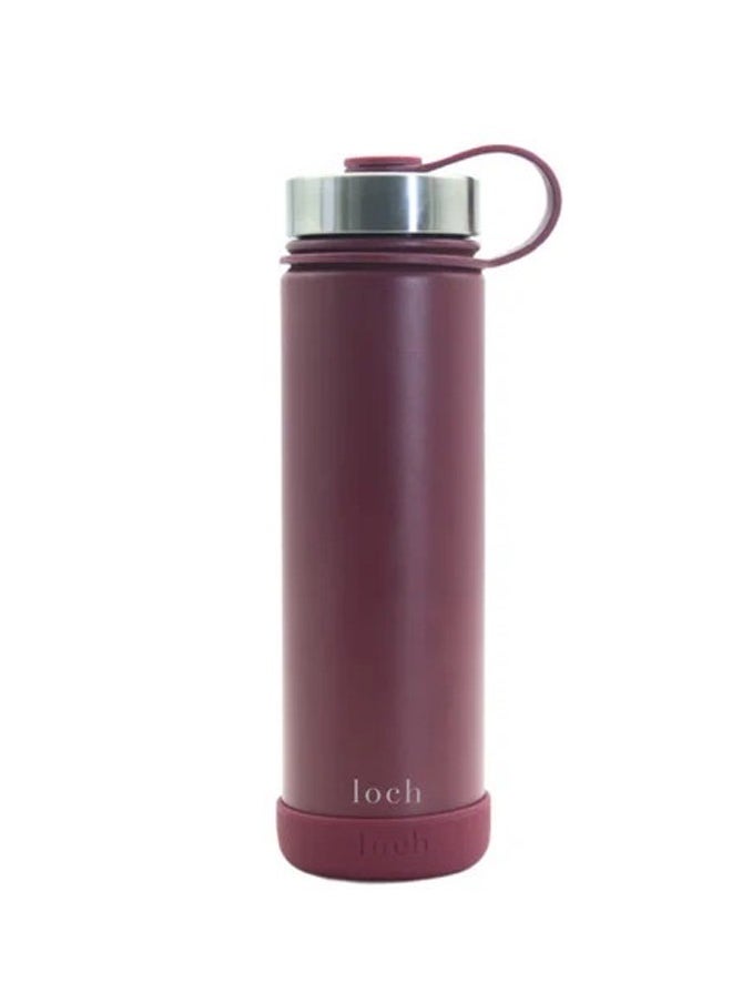 650 ml Maroon Red Monochrome Bottle