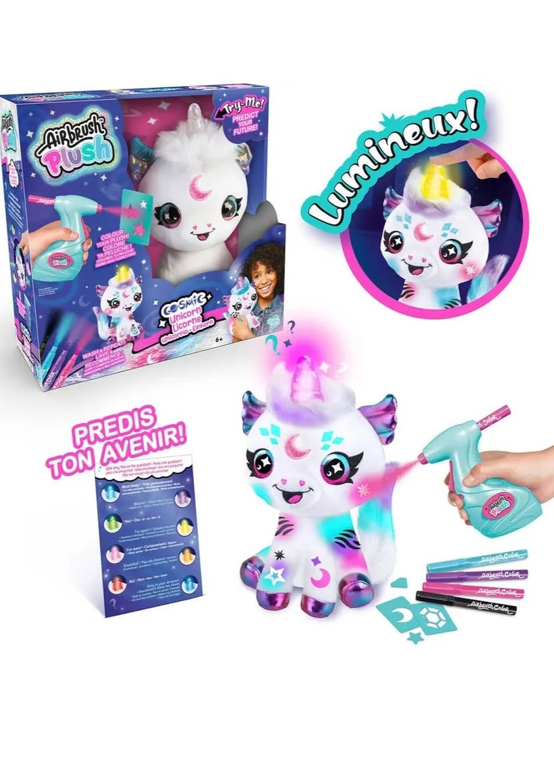Canal toys Airbrush Plush - Cosmic Unicorn