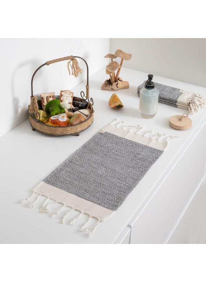 SMYRNA TURKISH COTTON Wash Cloths Pack of 6