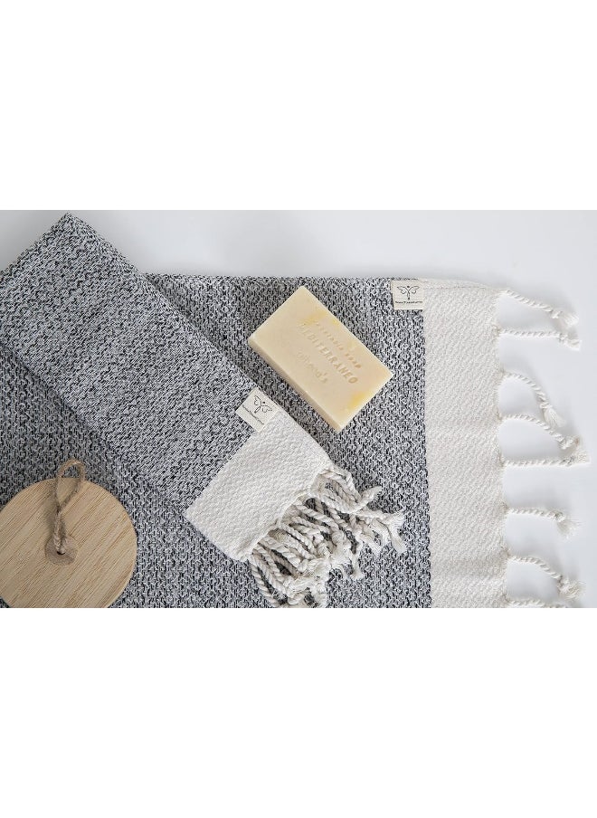 SMYRNA TURKISH COTTON Wash Cloths Pack of 6