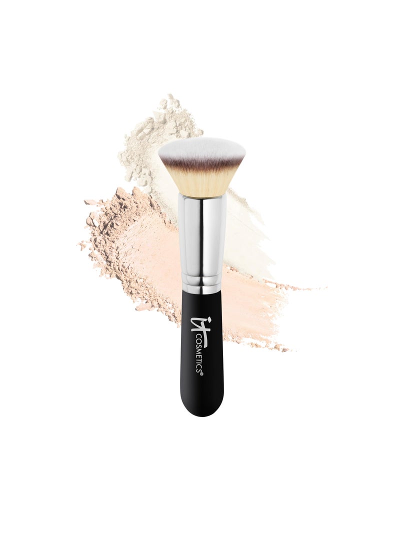 IT Cosmetics Heavenly Luxe Flat Top Buffing Foundation Brush #6 - Foundation Brush for Liquid Makeup & Foundation Powder - Makeup Brush With Award-Winning Heavenly Luxe Hair