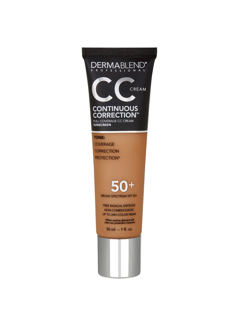 Dermablend Continuous Correction Tone-Evening CC Cream SPF 50+, 60N, 1 fl. oz. (Pack of 1)