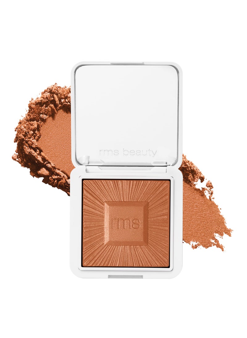 RMS Beauty ReDimension Hydra Bronzer - Gel to Powder Bronzer, Talc Free Cream Bronzer Powder, Refillable Cream Contour Powder Bronzer Face Makeup