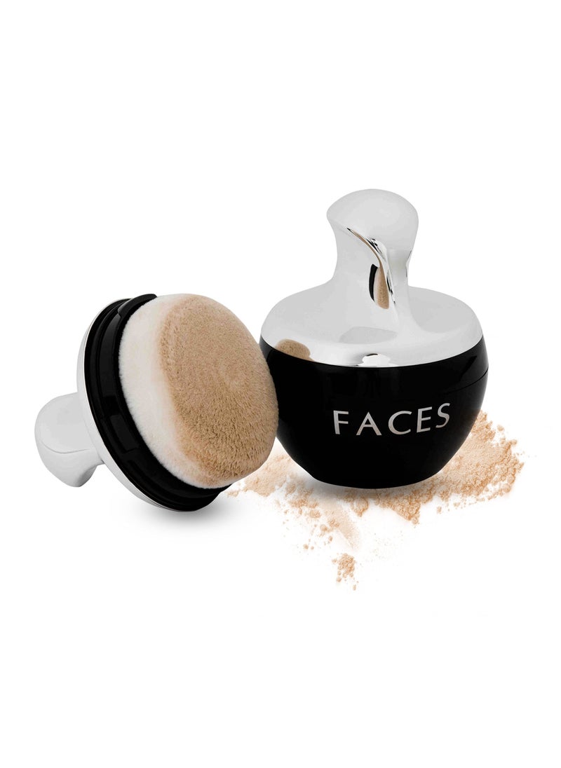 Faces Canada Mineral Loose Powder,Smooth Matte Finish, Flawless Look, Absorbs Oil And Sweat, Soft Glow, Sand Beige, 7 gms