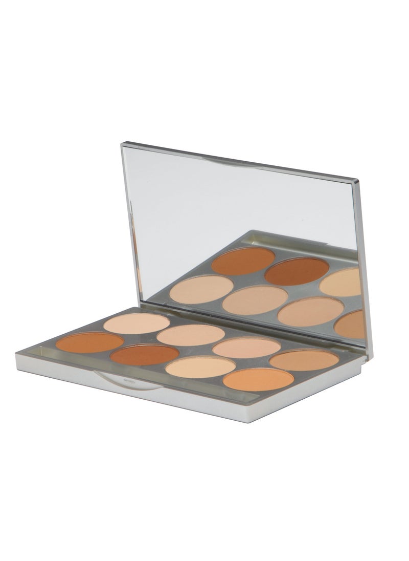 Graftobian HD Pro Powder Foundation Palette, (Warm)
