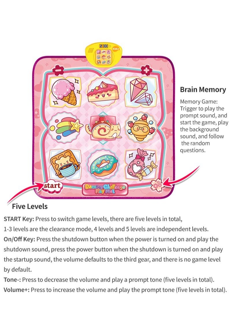 kids music gym Game Dance Blanket Parent-child Interactive Smart Toy Cake Electronic Music Blanket