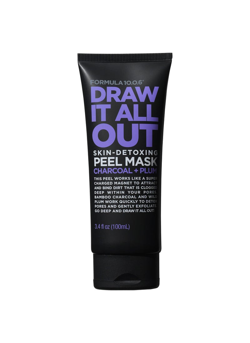 FORMULA 10.0.6 - Draw It All Out Skin-Detoxing Charcoal Peel Mask 3.4 fl oz (100ml)