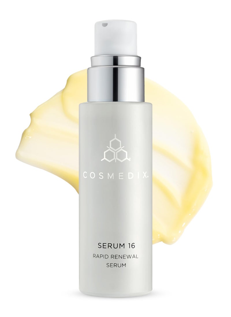 COSMEDIX Serum 16 Rapid Renewal Serum with Vitamin E for Smoother, Healthier-Looking Skin & Natural Glow - Moisture-Rich Skin Care for Fine Lines & Uneven Skin Tone