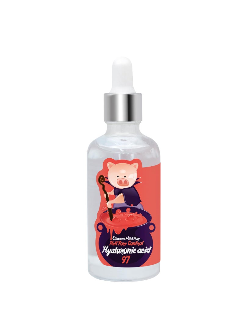 Elizavecca Witch Piggy Hell Pore Control Serum formulated with 97% Hyaluronic Acid 50 ml