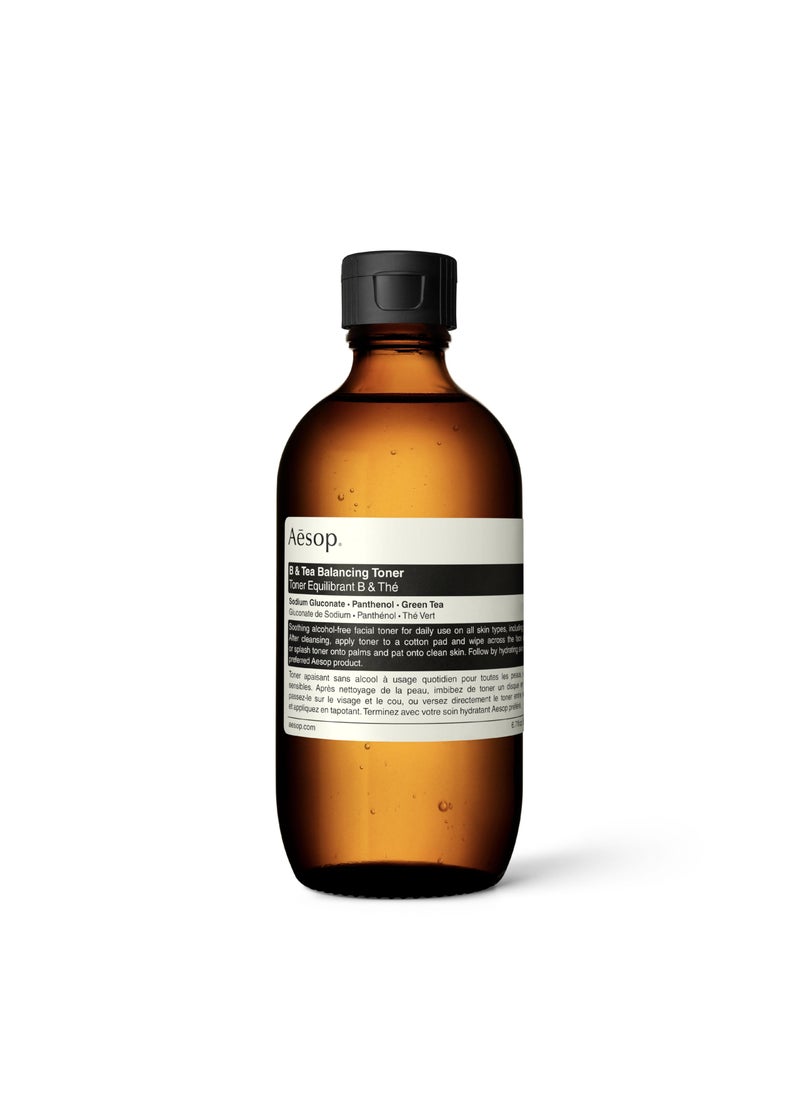 Aesop B & Tea Balancing Toner with B5 | Refines Pores, Balances, and Prepares Skin | Gentle, Alcohol-Free Blend | 6.7 oz
