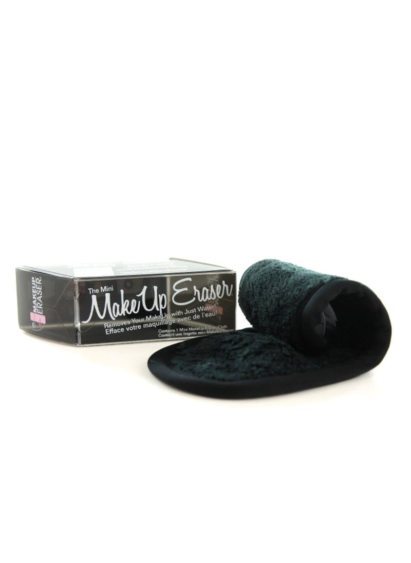 The Original MakeUp Eraser Mini PRO, Erase All Makeup With Just Water, Including Waterproof Mascara, Eyeliner, Foundation, Lipstick, Sunscreen and More! Chic Black, 1ct.