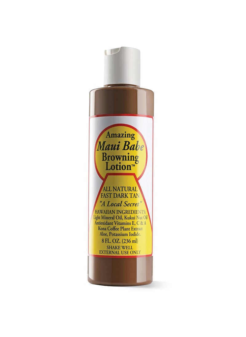 Browning Lotion - All Natural Fast Dark Tan 8 fl.oz