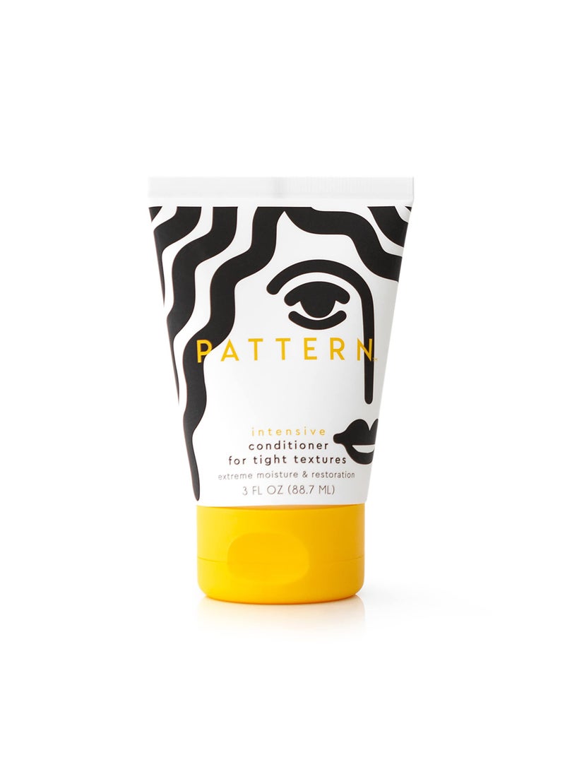 PATTERN Beauty by Tracee Ellis Ross Intensive Conditioner, 3 Fl Oz, Shea Butter, Avocado Oil & Vitamin E, Extreme Moisture for Curly Hair, Curl Restoration and Tight-Textures, 3a-4c