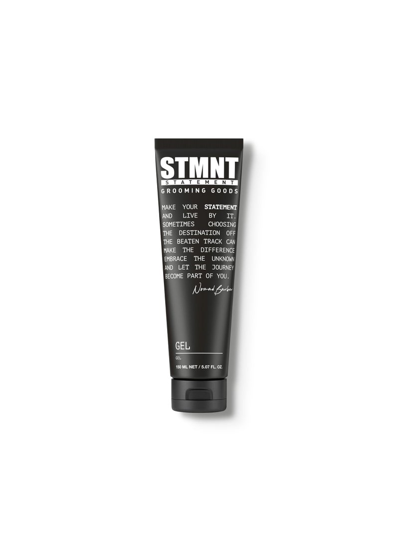 STMNT Grooming Goods Gel, 5.07 oz | Strong Definition | Long-Lasting Hold | Satin-Like, Semi-Matte Finish | Easy Wash Out