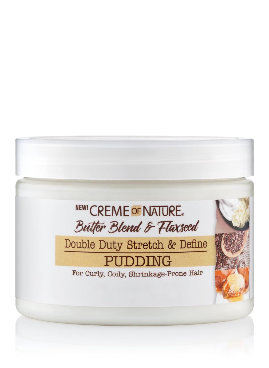 Creme of Nature, Curl Definition Pudding, Butter Blend, Argan Oil, Flaxseed Oil, Anti Frizz, 11.5 Oz