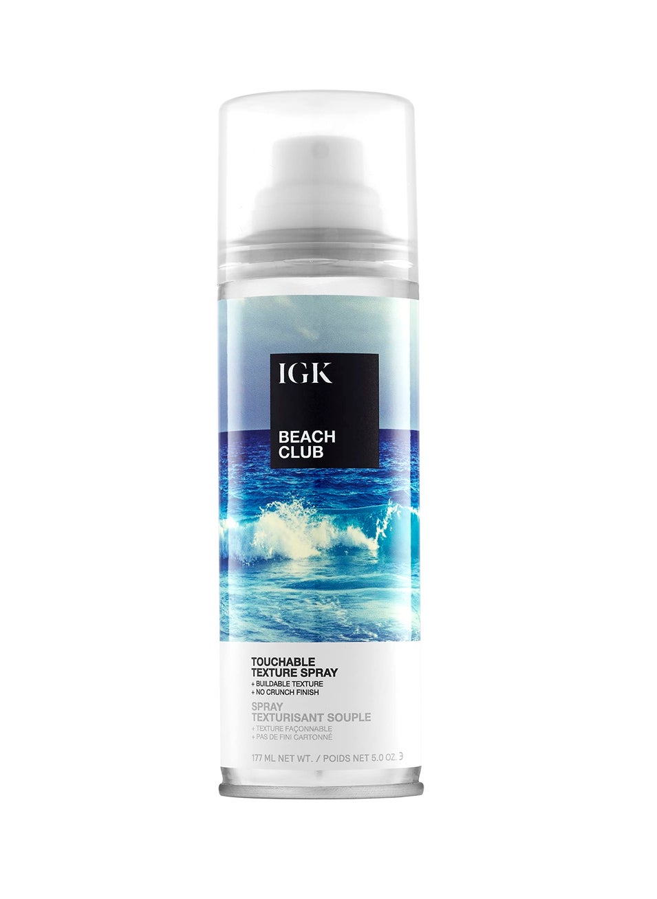 IGK BEACH CLUB Volumizing Texture Spray, volumizing hair products, hair spray flexible hold, beach waves spray, beach wave spray for hair, 5 Oz