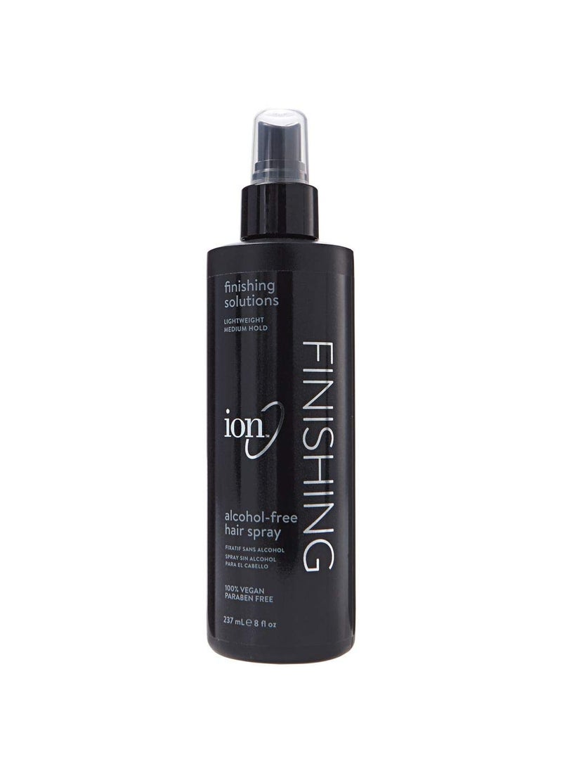 ion AlcoholFree Finishing Hair Spray, 8oz, Lightweight, Medium Hold, AntiFrizz Hairspray, Vegan