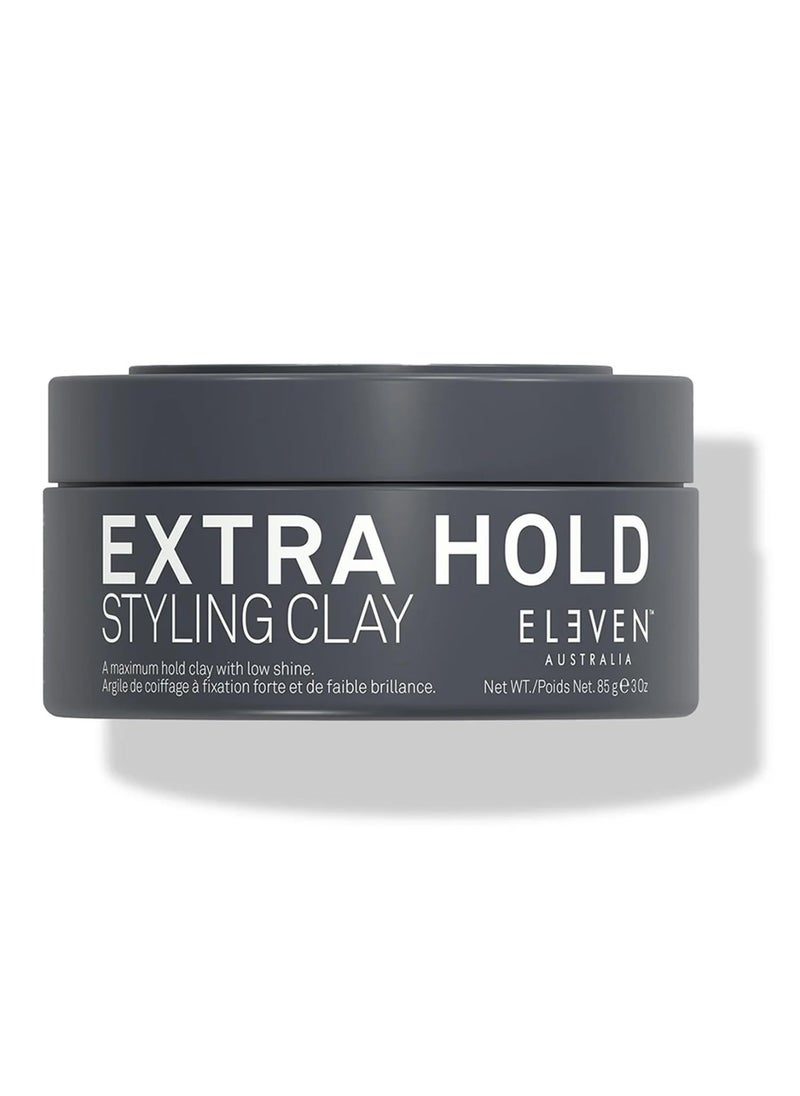 ELEVEN AUSTRALIA Extra Hold Styling Clay - Maximum Hold, Matte Finish, Long-Lasting Definition, Ideal for Short to Medium Hair - 3 Oz