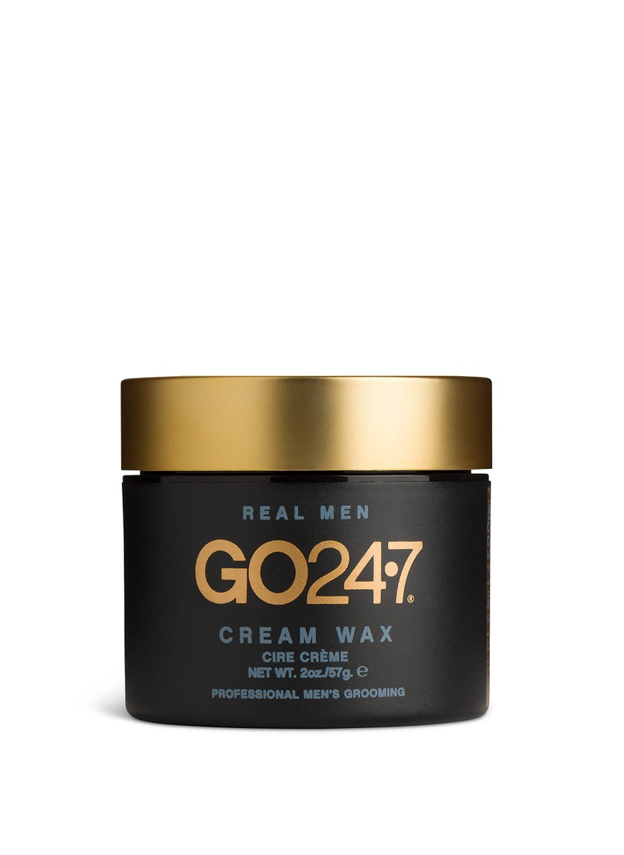 GO247 Cream Wax - Medium Hold, Natural Finish, 2 Oz