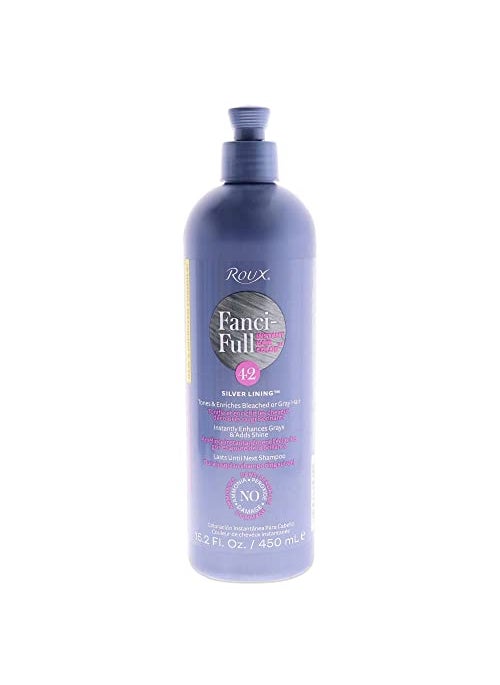 Roux, Fanci-Full Instant Hair Color Rinse, 42 Silver Lining ,Temporarily Evens Tones, Blends Away Gray, 15.2 Oz