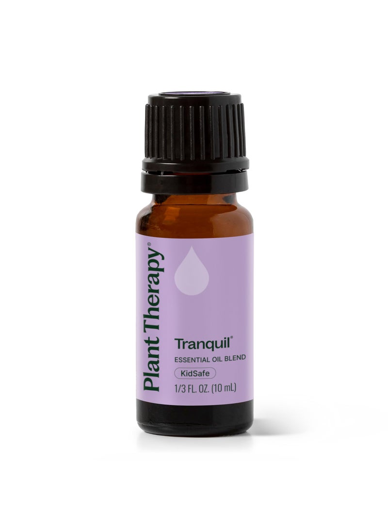 Plant Therapy Tranquil Essential Oil Blend - Peace & Calming Blend 100% Pure, Undiluted, Natural Aromatherapy, Therapeutic Grade 10 mL (1/3 oz)