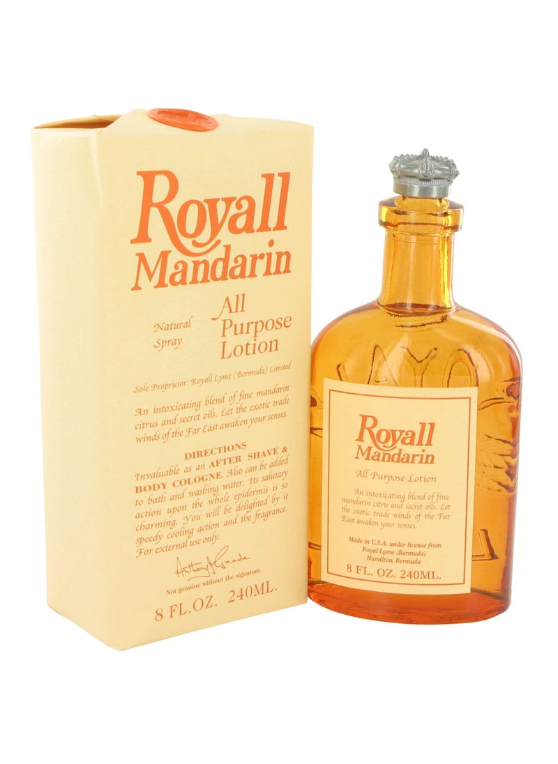Royall Mandarin By ROYALL FRAGRANCES FOR MEN 8 oz All Purpose Lotion / Cologne