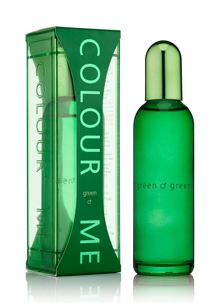 Milton-Lloyd Colour Me Green - Cologne for Men - Oriental Perfume for Men - Woody, Amber Fragrances - Mens Cologne - Long Lasting Perfume - 3 oz