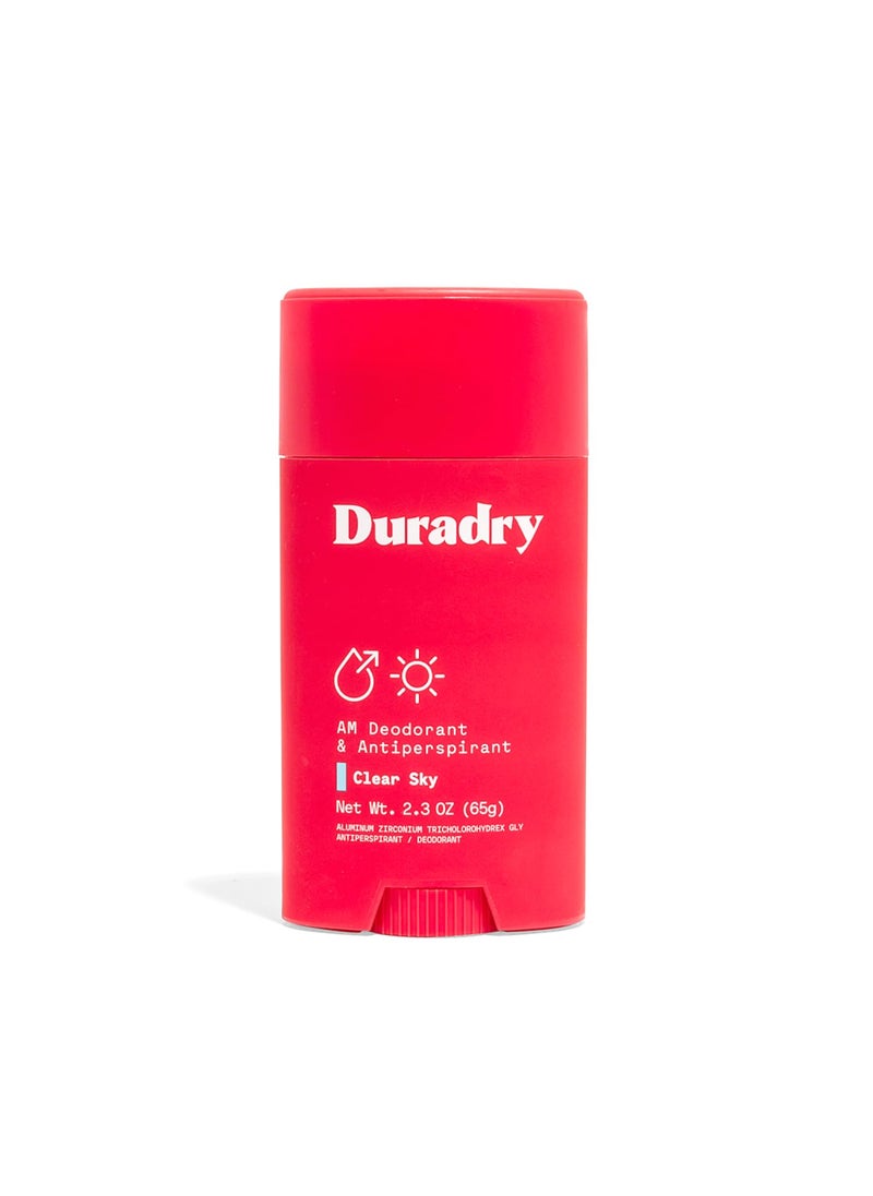 Clinical-Strength Antiperspirant Deodorant for Women and Men - Clean formula with Natural Ingredients, Odor, and Excessive Sweat protection for Armpits - Clear Sky, 2.3 Oz
