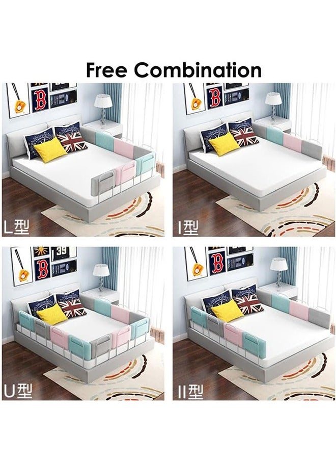 Adjustable Bed Rails and Safety Bumpers for Elderly, Adults, and Toddlers – Secure Bed Guard for King, Queen, Twin, and Full Sizes – Bedside Assist, Grab Bars, and Barrier Support for Kids and Seniors(2pcs)