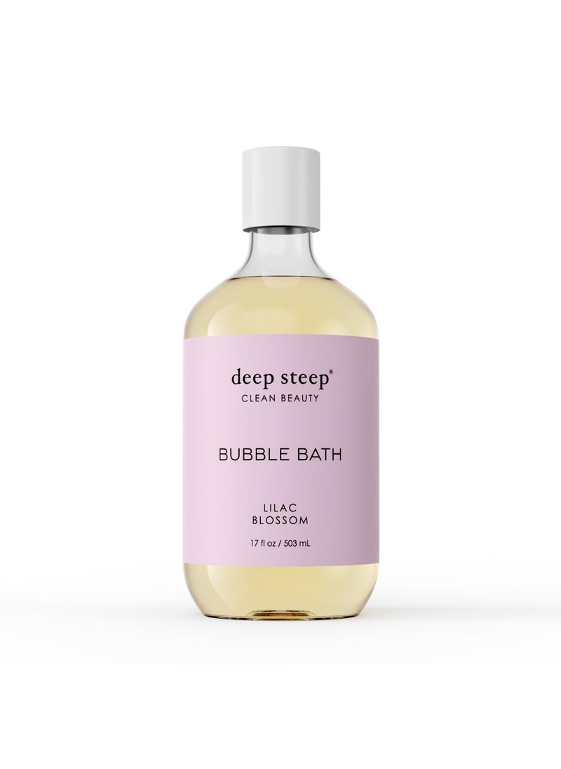 Deep Steep Classic Bubble Bath, Lilac Blossom, 17 Fluid Ounce