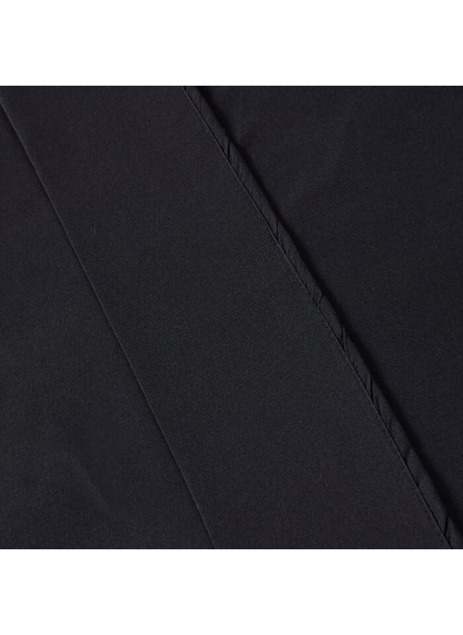 Spirit Linen home Hotel Full Size Bed Sheets Set - 6PC Solid Ultra Soft Microfiber Bed Set - Easy to Clean, 90 Thread Count with Fitted, Flat Sheet & Deep Pockets Pillowcases, Black