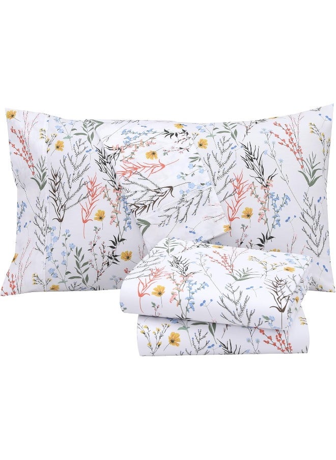 RUVANTI 100% Cotton Sheet Sets T-200 Aroma - Queen