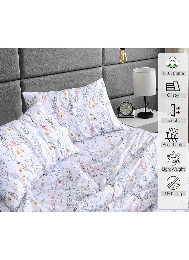 RUVANTI 100% Cotton Sheet Sets T-200 Aroma - Queen