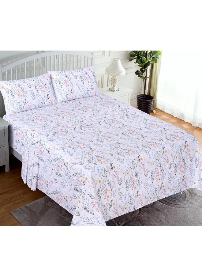 RUVANTI 100% Cotton Sheet Sets T-200 Aroma - Queen
