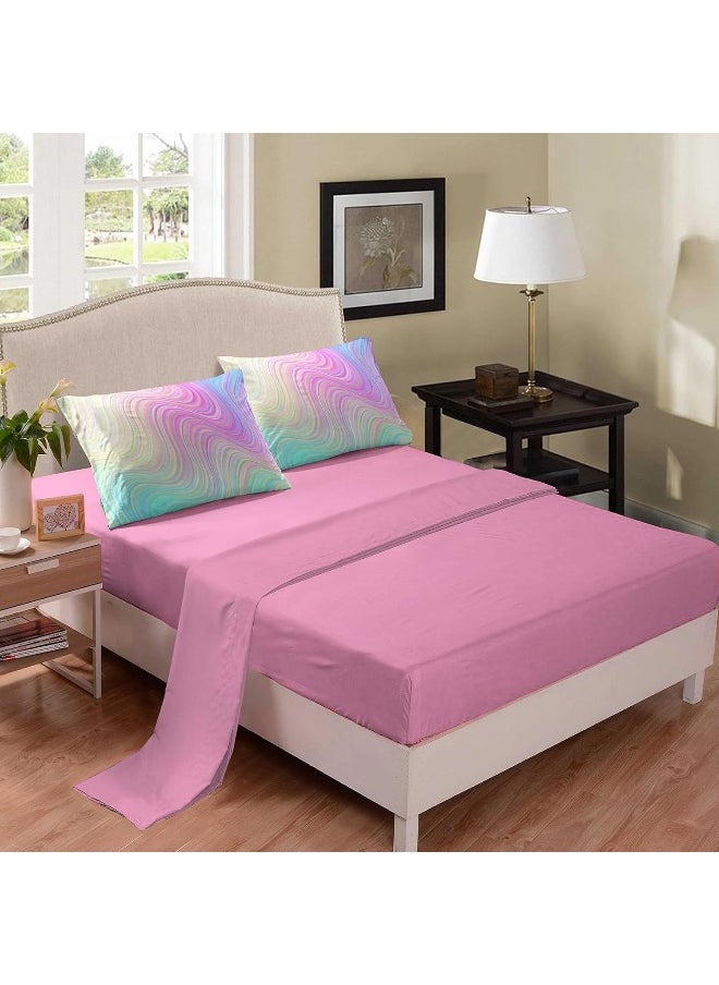 Bodhi Girls Full Comforter Sets with Sheets, Pink Bedding Sets Full, Bed in A Bag Full Comforter Sets, Kids Bedding Set for Girls Full